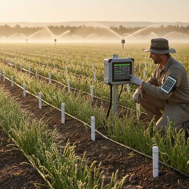Intelligentes Bewässerungsmanagement für Spargelanbau