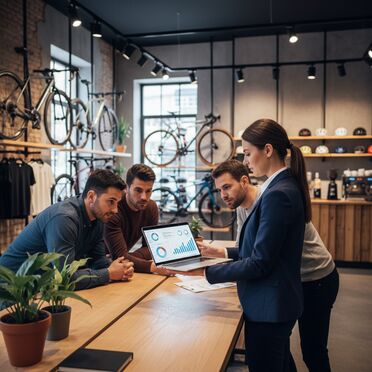 Digitalisierungs-Demo für Fahrradhandel
