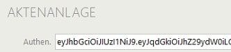 Screenshot zeigt die Schnittstelle zur Aktenanlagen-Funktion im Dokumentenmanagement-System, wo snap und DMS gekoppelt sind.