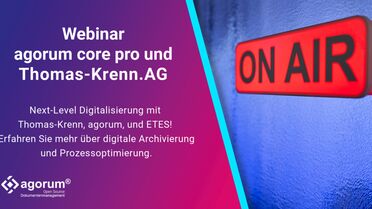 Webinar-Aufzeichnung agorum core pro, ETES GmbH und Thomas-Krenn.AG