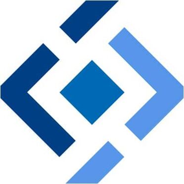 Das agorum Logo zeigt ein stilisiertes Muster aus blauen und dunkelblauen Linien, das einen zentralen Marktplatz symbolisiert.