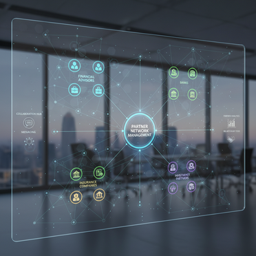 Digitales Partnernetzwerk-Management