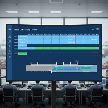 Automatisiertes Slot-Booking System für Schiffsanläufe