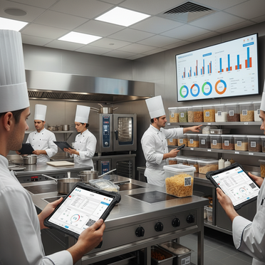 Digitale Lagerverwaltung in der Catering-Küche