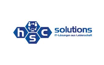 Logo von hsc solutions e.K. zeigt IT-Lösungen aus Leidenschaft für Digitalisierung und Prozesse.