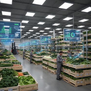 Digitale Lagerlogistik im Gemüsehandel