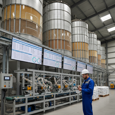Digitale Rohstoffverwaltung in der Futtermittelproduktion