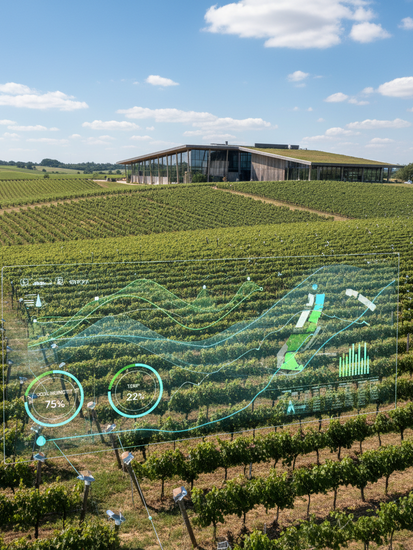 Digitalisierung im Weinbau mit KI und Smart Farming