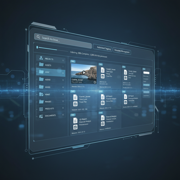 Digitales Medienarchiv mit automatischer Verschlagwortung