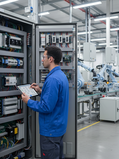Elektrotechnik im Maschinenbau - Digitalisierung mit KI