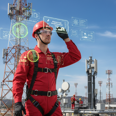 Predictive Maintenance mit AR-Technologie an Telekommunikationsmasten