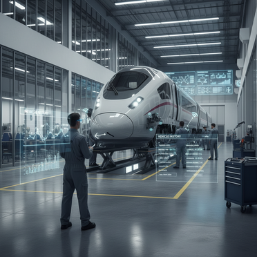 Vernetzte Fahrzeugwartung Bahntechnik