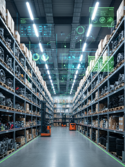 Digitalisierung im Ersatzteilgroßhandel mit KI