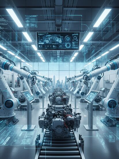 Digitalisierung in der Automotive Teile- und Komponentenfertigung
