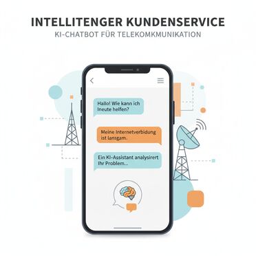 Intelligenter KI-Kundenservice für Telekommunikation