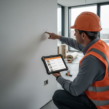 Digitales Mängelmanagement für Ausbauarbeiten