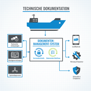 Technische Dokumentation für Schiffssysteme