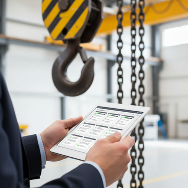 Digitale Prüfbuchdokumentation für Hebezeuge