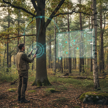Digitale Waldinventur mit KI-gestützter Datenerfassung