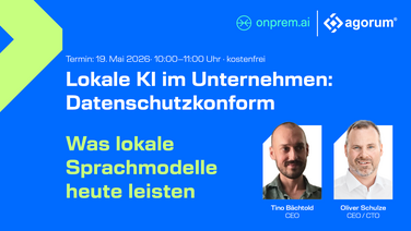 Webinar: Lokale KI im Unternehmen - datenschutzkonform