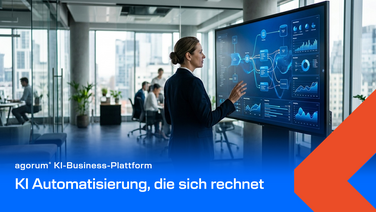 Teaserbild KI Automatisierung mit der KI-Business-Plattform agorum core pro