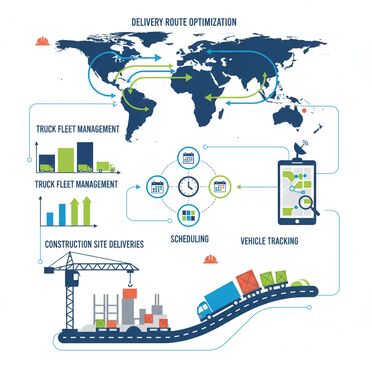 Logistikoptimierung im Baustoffgroßhandel