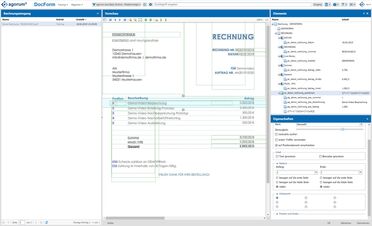Bild zeigt den digitalen Rechnungsworkflow im Dokumentenmanagement-System mit Übergabe an DATEV.