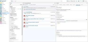 Der Serverpapierkorb in agorum core zeigt gelöschte Dokumente, die bei Bedarf wiederhergestellt werden können.