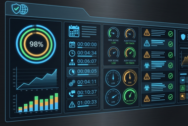 Compliance-Monitoring und Risikomanagement Dashboard