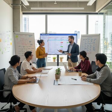 Entwicklungsteam in der Digitalisierungsberatung