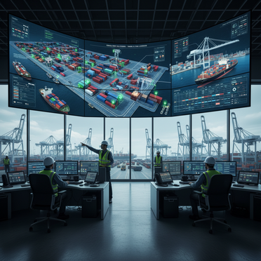 Intelligentes Hafenterminal-Management