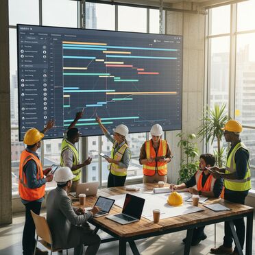 Digitale Projektkoordination im Innenausbau-Team