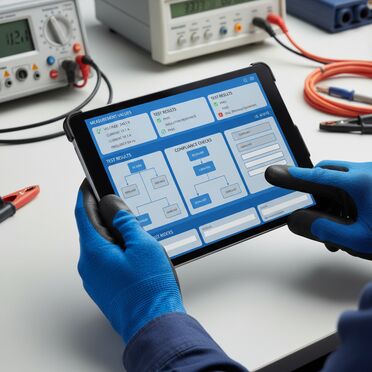 Digitale Prüfprotokolle und Messwerteerfassung