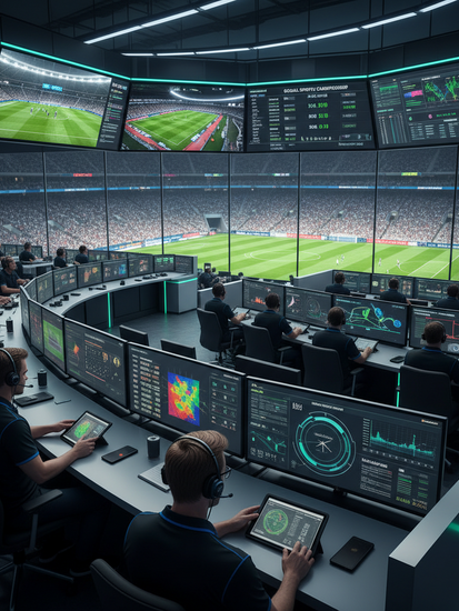 Digitale Eventkontrollzentrale für Sportveranstaltungen