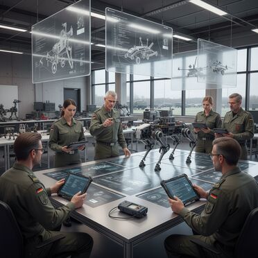 Technische Dokumentation Verteidigungsrobotik