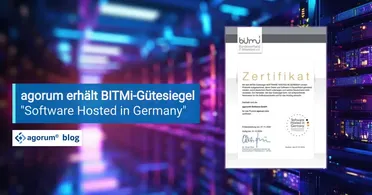 Das BITMi-Zertifikat 'Software Hosted in Germany' für die Open Source DMS Software. Daten liegen sicher in Deutschland.