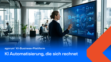 Teaserbild KI Automatisierung mit der KI-Business-Plattform agorum core pro