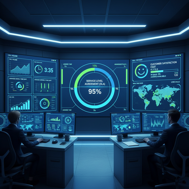 Service-Level Monitoring Dashboard für Callcenter