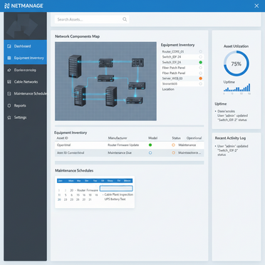 Asset Management Netzwerk-Infrastruktur