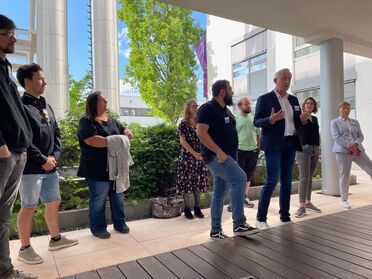 Das agorum Team beantwortet bei den Partnertagen alle Fragen 