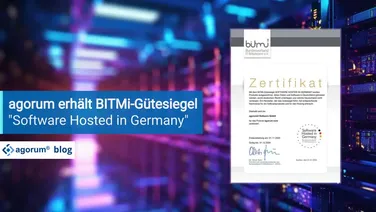 Das BITMi-Zertifikat 'Software Hosted in Germany' für die Open Source DMS Software. Daten liegen sicher in Deutschland.