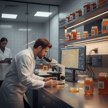 Digitale Qualitätskontrolle im Honiglabor