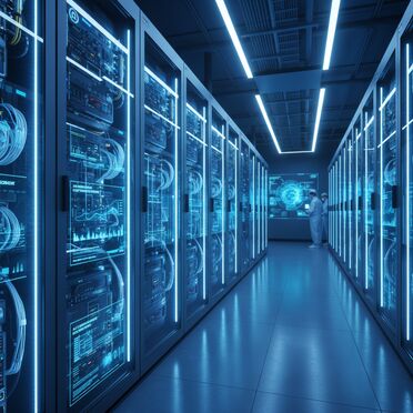 Enterprise KI-Infrastruktur im modernen Rechenzentrum