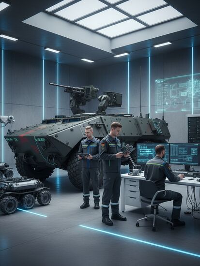 Wartung und Instandhaltung militärischer Systeme mit digitalen Technologien