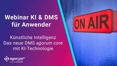 Aufzeichnung Webinar KI & DMS für Anwender: Intelligentes Dokumentenmanagement mit KI-Technologie.