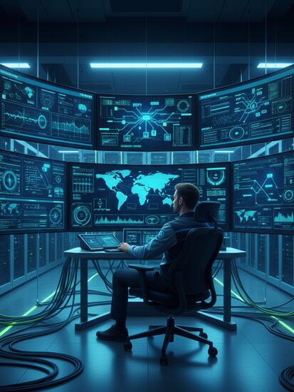 Internetdienstanbieter Network Operations Center