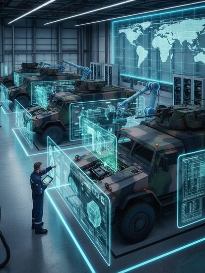 Digitalisierung von Landfahrzeugsystemen in der Verteidigungsindustrie