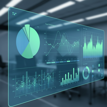 Dashboard mit KI-gestützter Portfolioanalyse und Risikobewertung