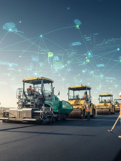 Digitalisierung im Straßenbau mit KI und DMS