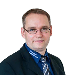 Tom Zschockelt von hsc solutions, einem agorum-Partner, präsentiert das DMS mit DATEV-Schnittstelle als Komplettpaket.